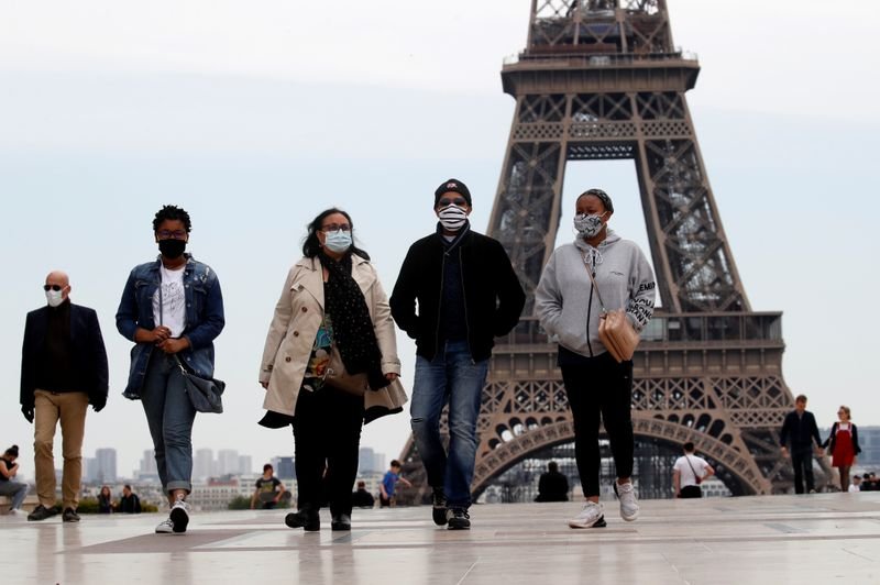 nationwide lockdown due to the coronavirus disease (COVID-19) in Paris