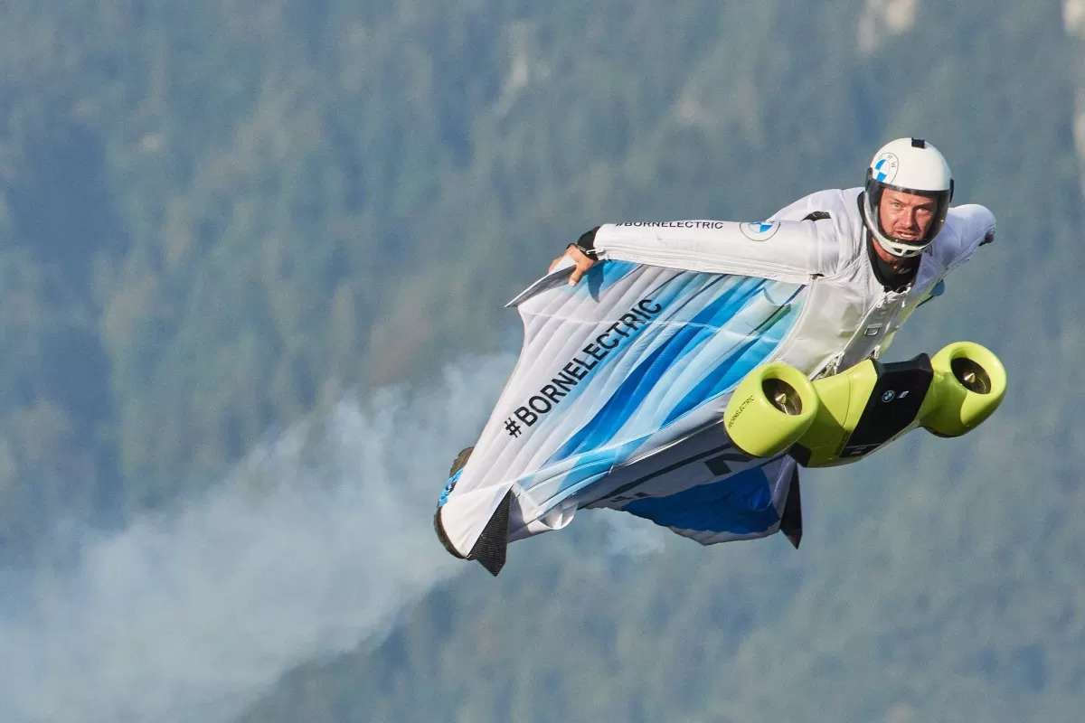 wing suit bmw
